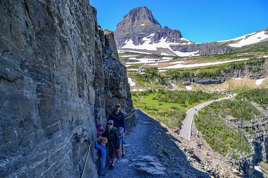 The Highline Trail is one of the best hikes in Glacier NP