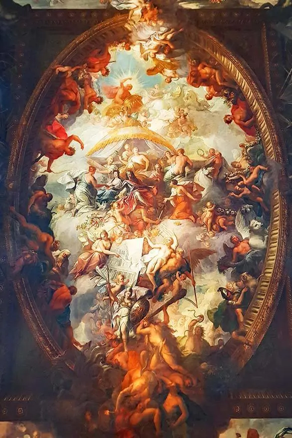 Ceiling of the Painted Hall - Greenwich, London