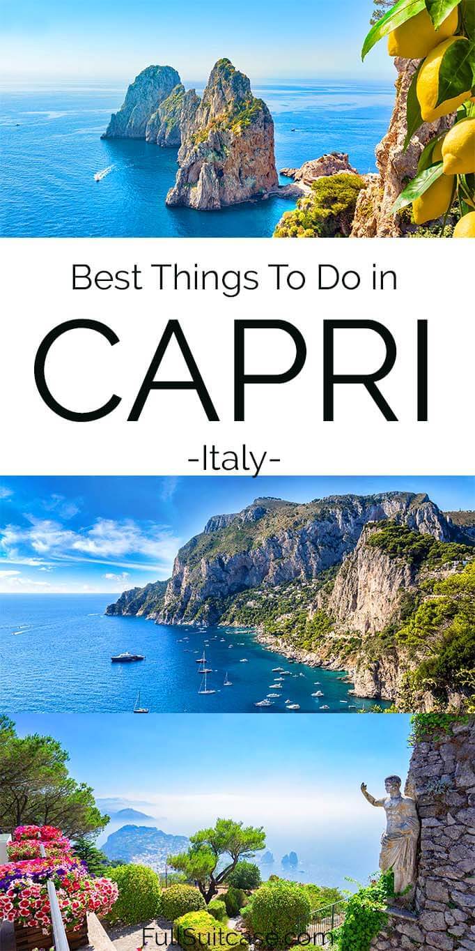 Top things to do in Capri Italy