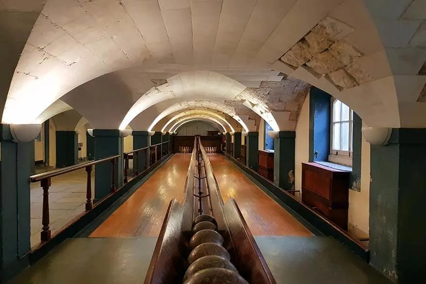 Victorian Skittle Alley is not to be missed when visiting the Old Royal Naval College in Greenwich