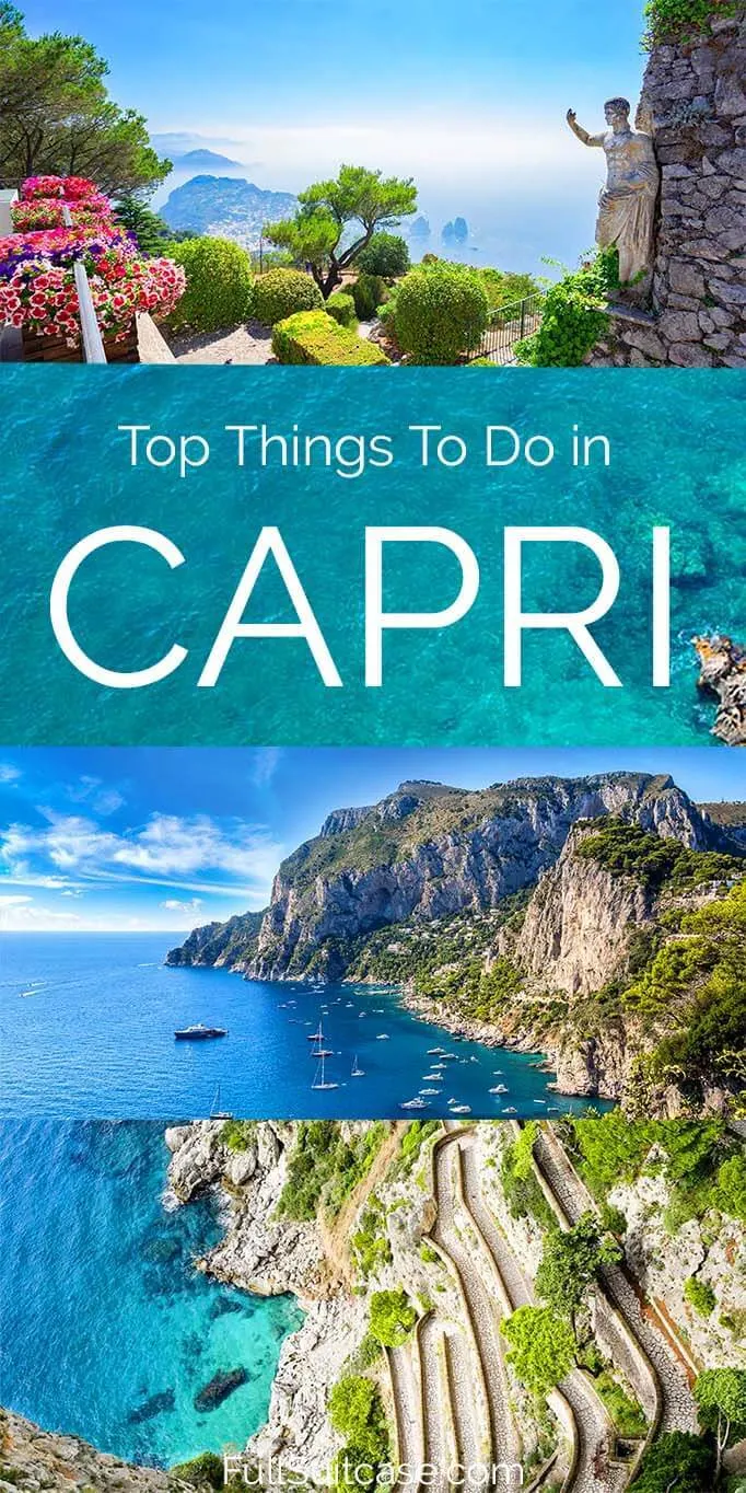 What to see and do on Capri island in Italy and suggested one day itinerary