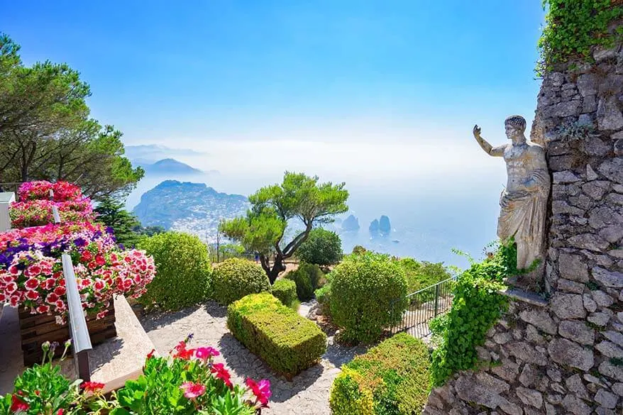 What to see in Capri - view from Monte Solaro