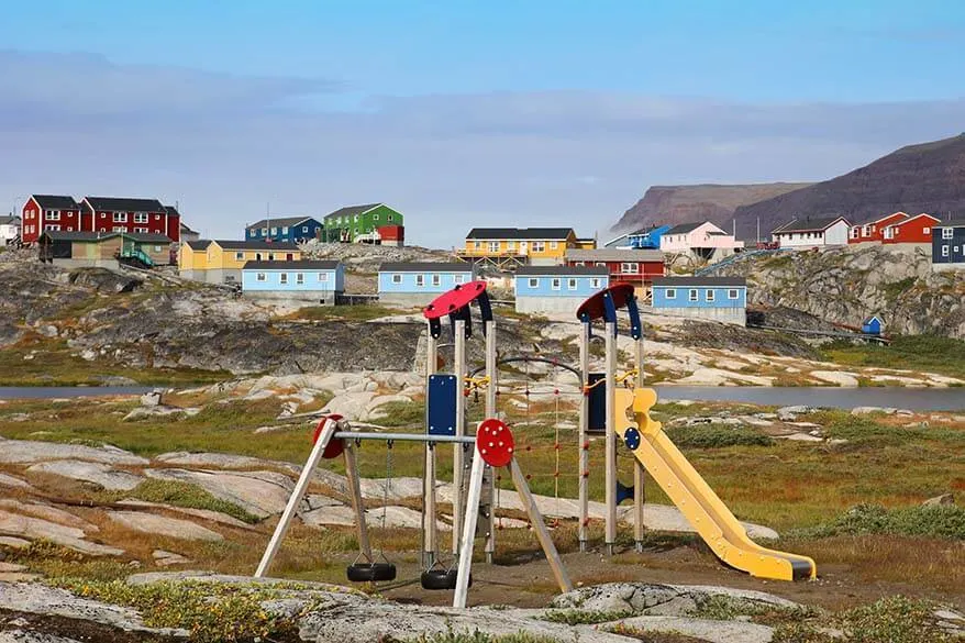 Kids playground in Greenland