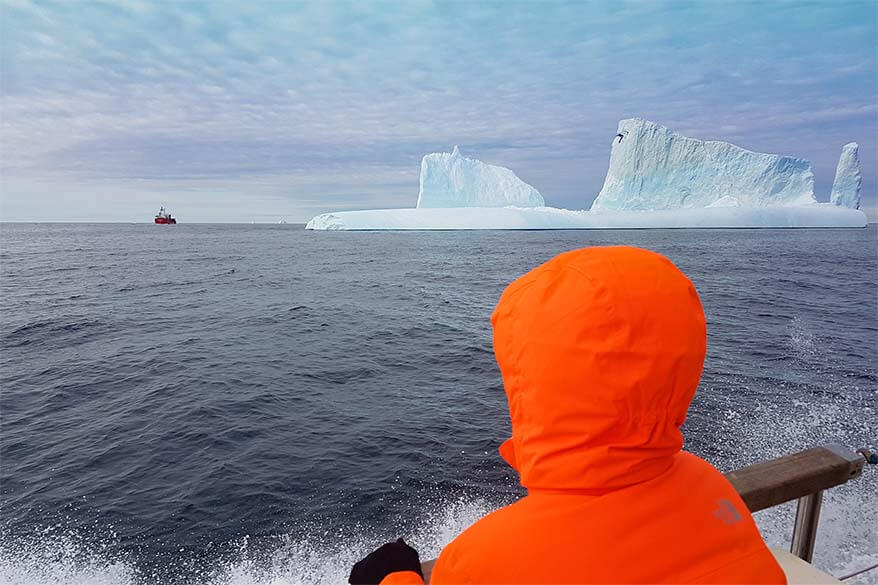 One of the ways to get around Greenland is by boat