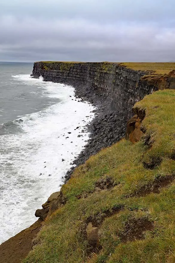 Krysuvikurberg Cliffs on Reykjanes Peninsula in Iceland