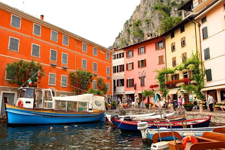 Limone sul Garda é um dos melhores lugares para ver no Lago Garda Itália