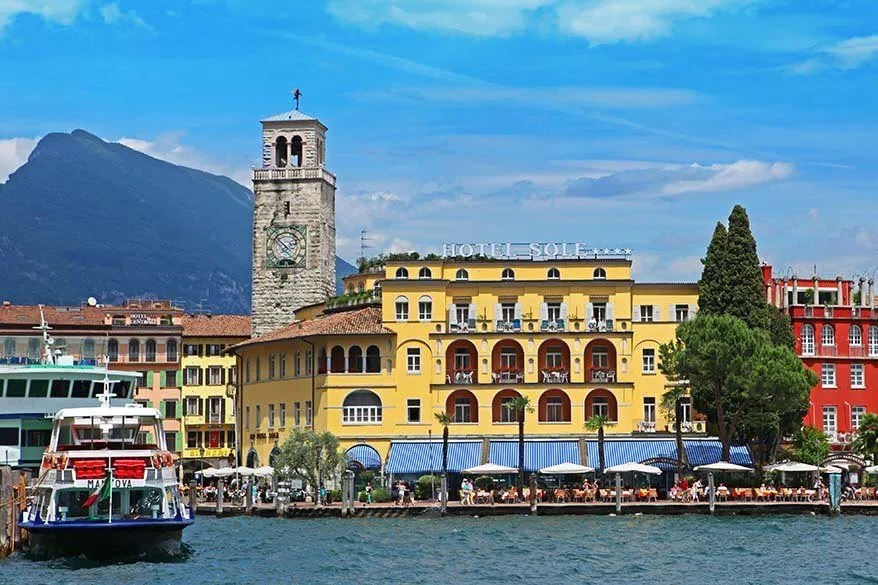 Riva del Garda is one of the most beautiful towns on Lake Garda Italy