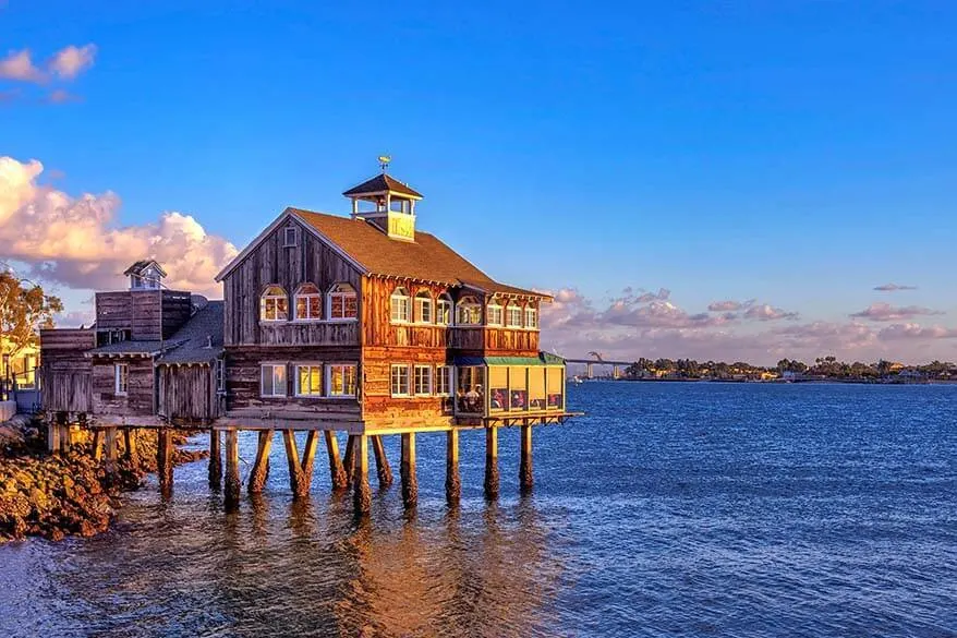 San Diego Pier Cafe at Seaport Village, one of the best places to visit in San Diego, California