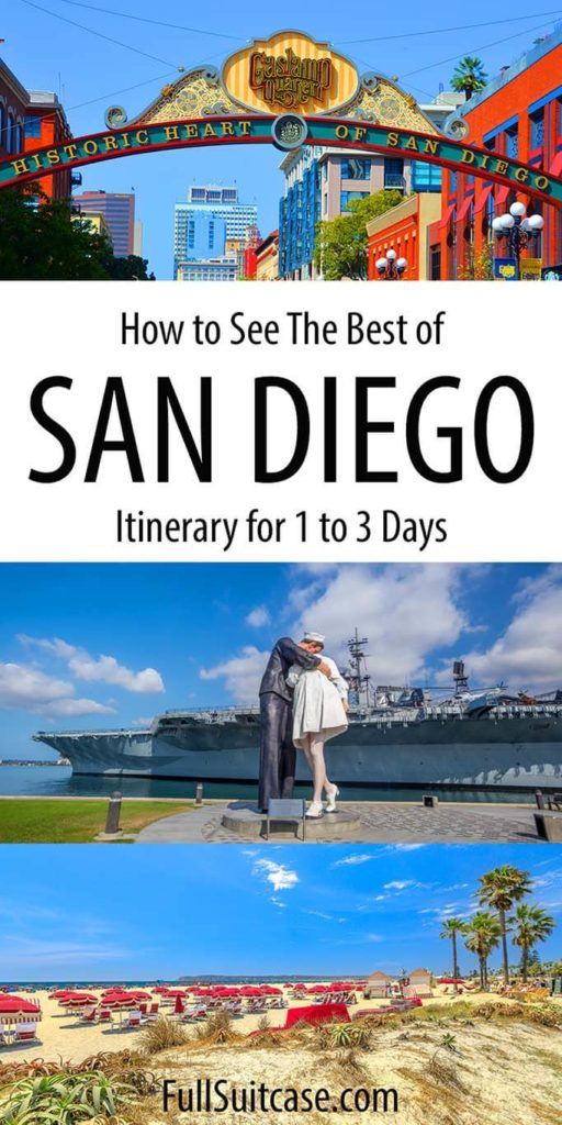 san diego trip itinerary