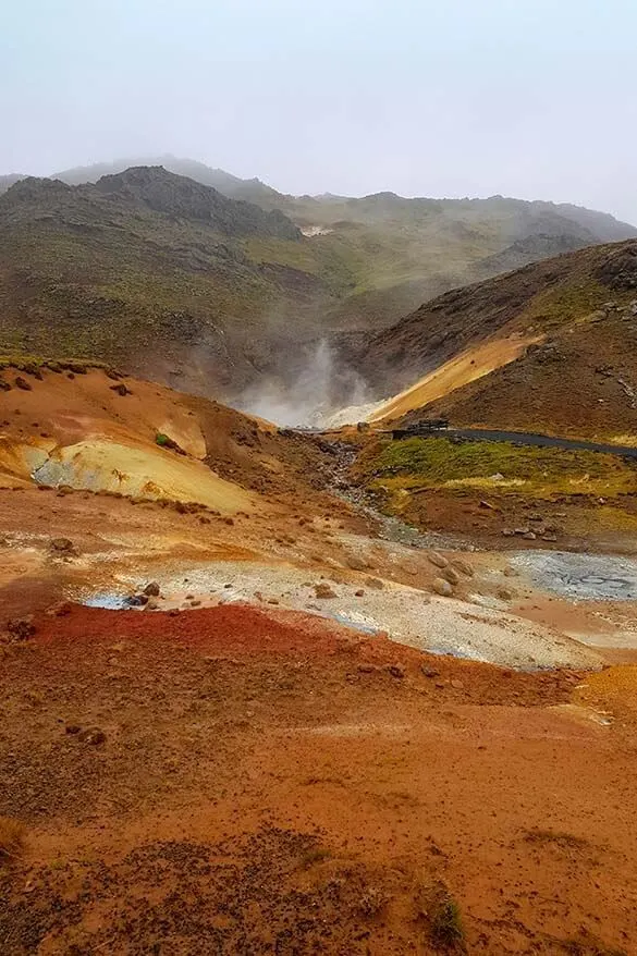 Seltun geothermal area is among the best things to do in Reykjanes Peninsula in Iceland
