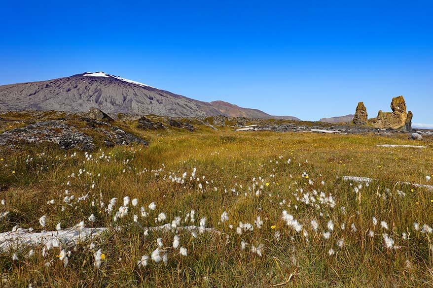 Snæfellsjokull glacier in Snæfellsjokull National Park in Iceland