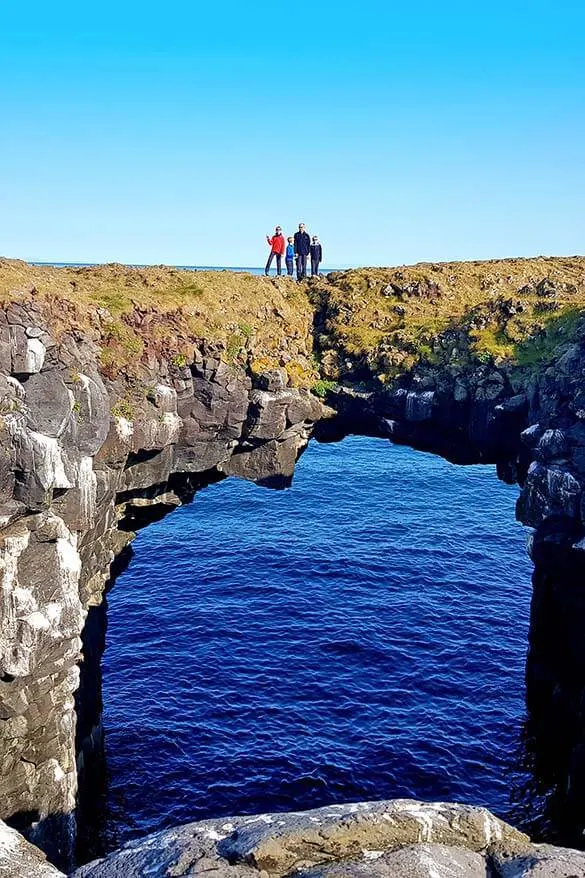 Stone Bridge in Arnarstapi Iceland