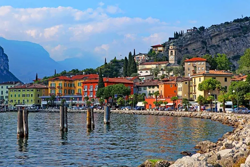 Torbole - one of the nice little towns to visit in Lake Garda Italy