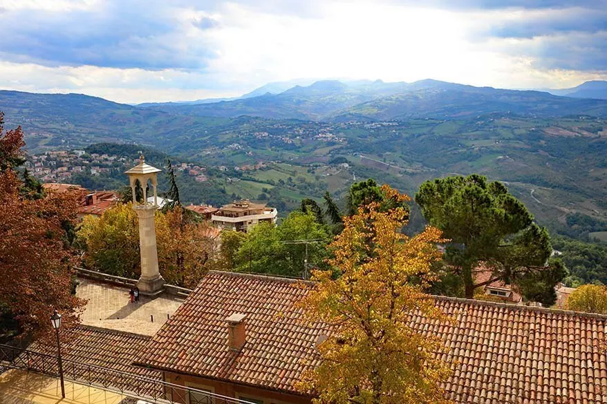 Amazing view over San Marino