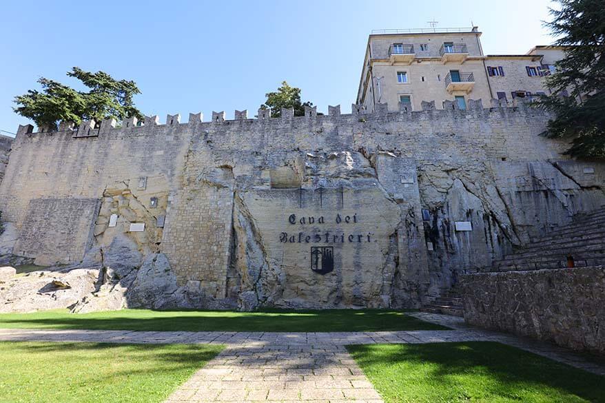 Cava dei Balestrieri in San Marino