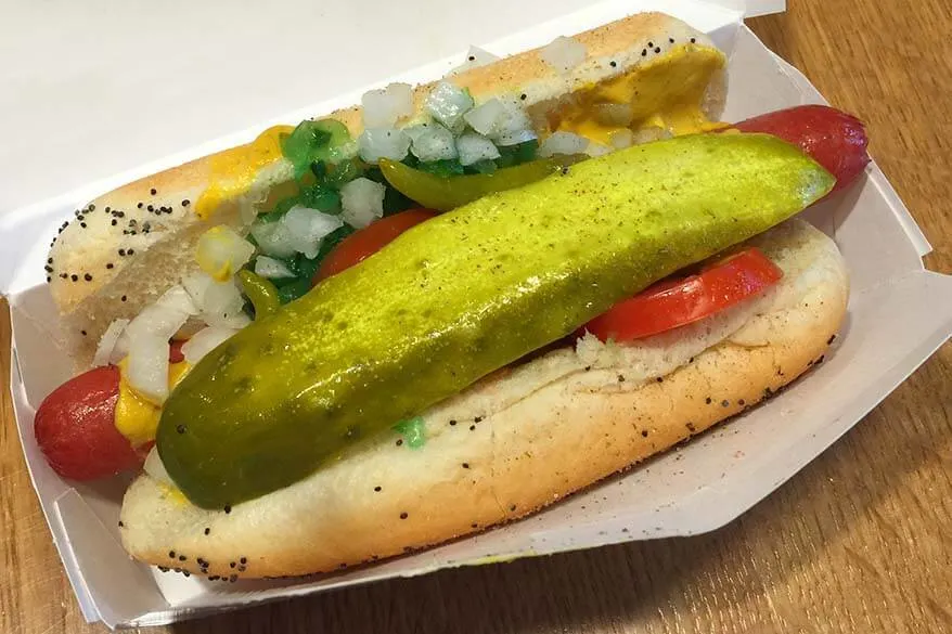 Chicago hot dog