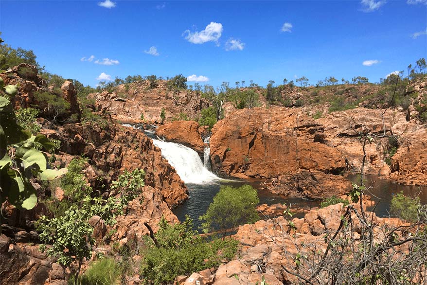 Edith falls in Darwin area in Australia's Top End