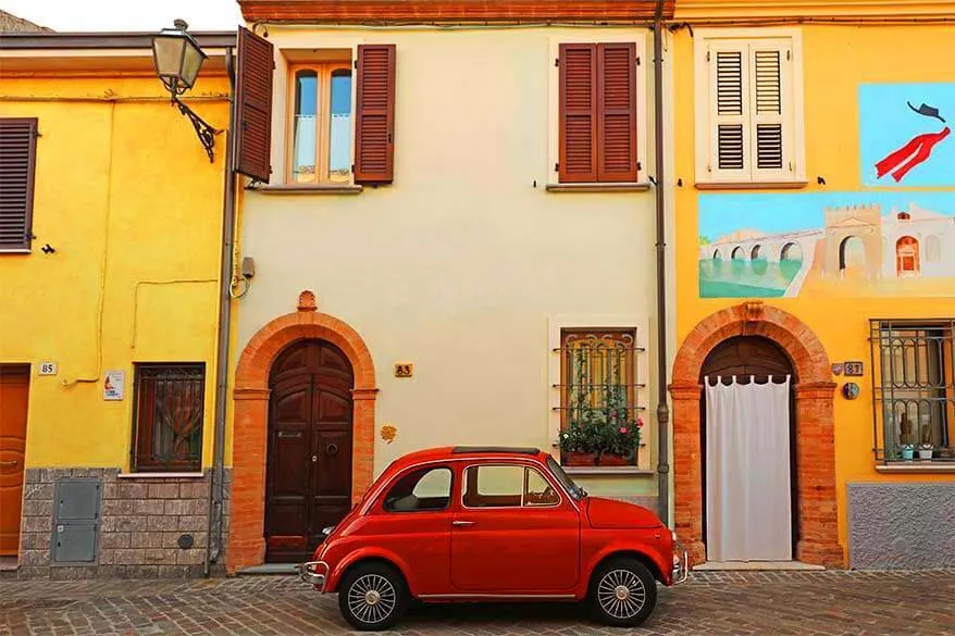 Emilia Romagna Italy - Travel Guide and Trip Itinerary including Rimini, Ravenna, Forlimpopoli, and Santarcangelo di Romagna