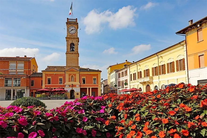 Forlimpopoli en la región de Emilia Romagna en Italia