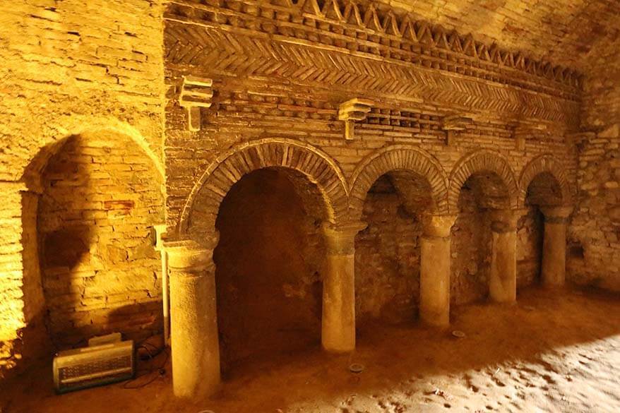 Grotte Tufacee Comunali - underground caves in Santarcangelo di Romagna in Italy