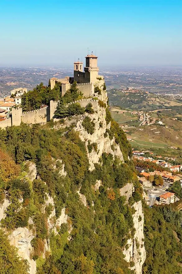 Guaita Tower (La Rocca) in San Marino