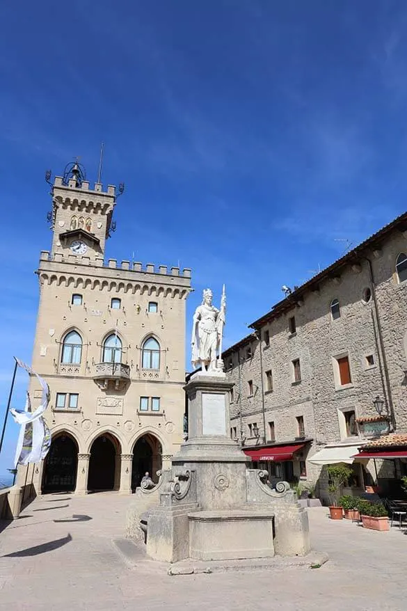 Palazzo Pubblico on Piazza della Liberta in San Marino