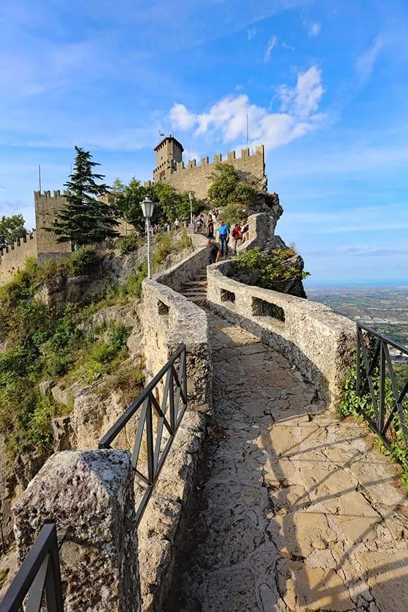 Passo delle Streghe - the Witches Path - is the most beautiful place in San Marino