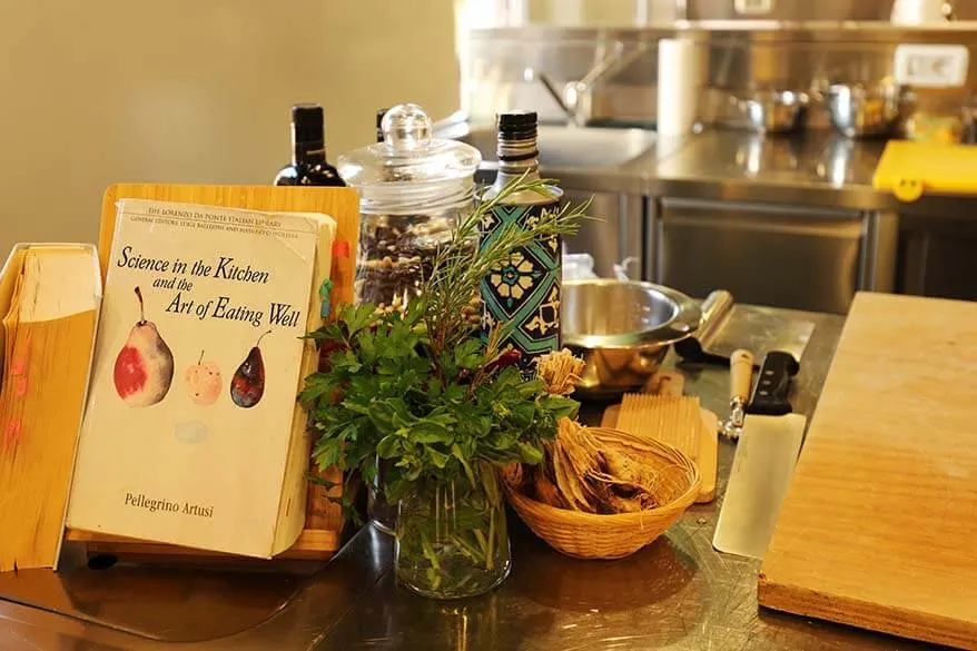 Pellegrino Artusi's Italian Cookbook at Casa Artusi in Forlimpopoli, Italy