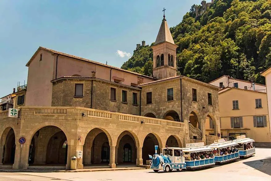 San Marino tourist train - Trenino Borgo Maggiore