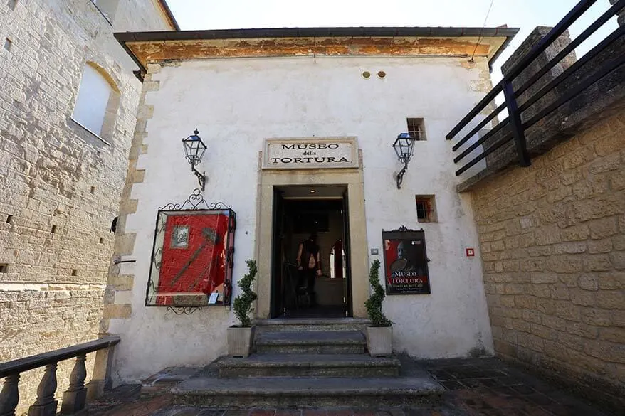 Torture museum in San Marino