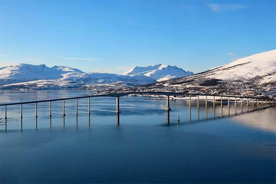 Tromso on a sunny winter day