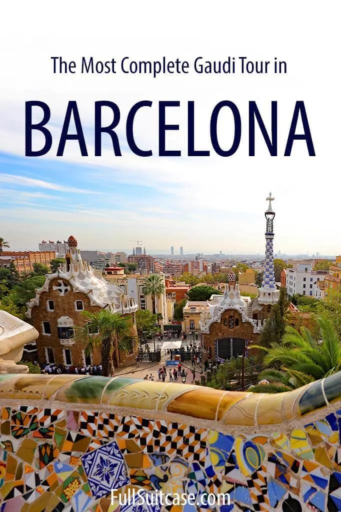 Best Gaudi tour in Barcelona - see Sagrada Familia, Park Guell, Casa Battlo, Casa Mila, and Casa Vicens in one day