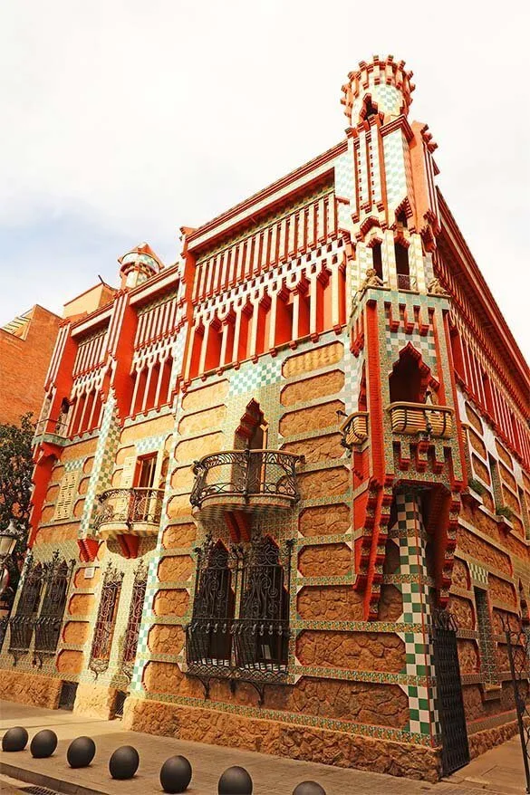 Casa Vicens - little known Gaudi building in Gracia, Barcelona