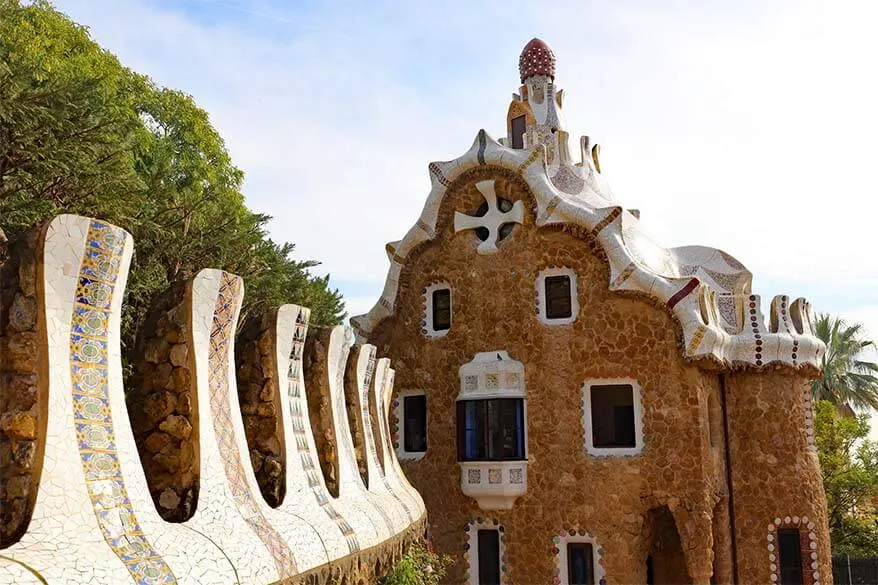 Casa del Guarda in Park Guell Barcelona