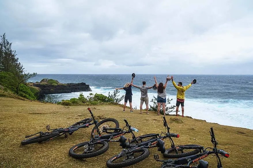 Fun activities in Mauritius - E-biking on the south of the island