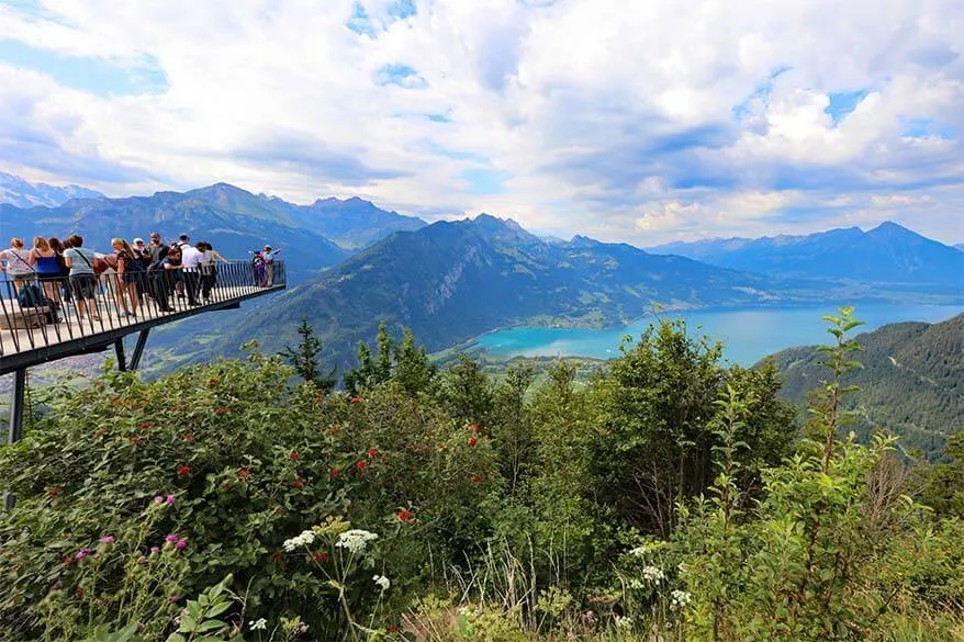 Harder Kulm - the Top of Interlaken is must see when visiting Interlaken in Switzerland