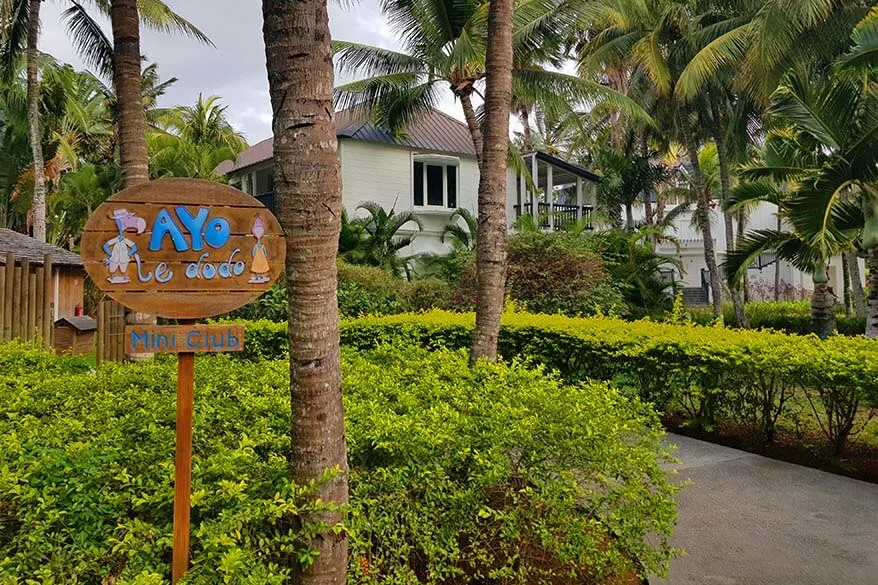 Kids club at The Ravenala Attitude hotel in Mauritius