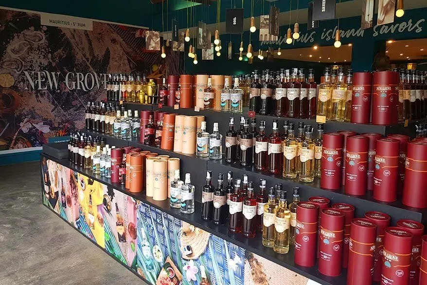 New Grove Mauritian rum for sale at Le Village Boutique at L'Aventure du Sucre