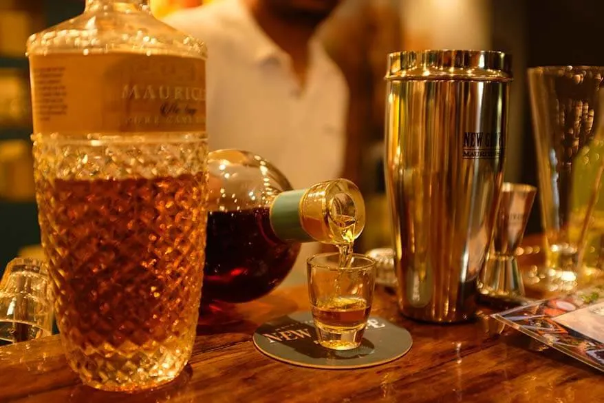Rum tasting in Mauritius