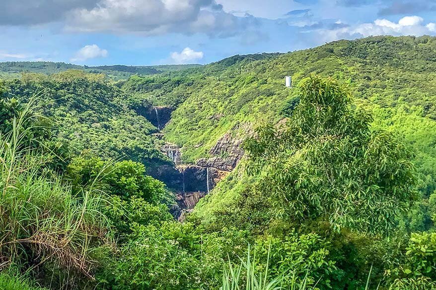 Tamarind Waterfall in Mauritius