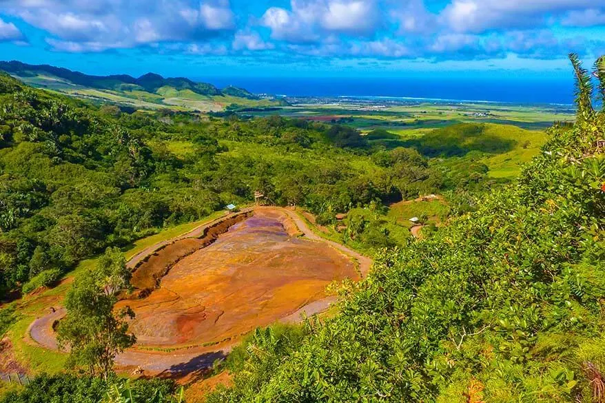 The 23 Coloured Earth and La Vallee Des Couleurs Nature Park in Mauritius