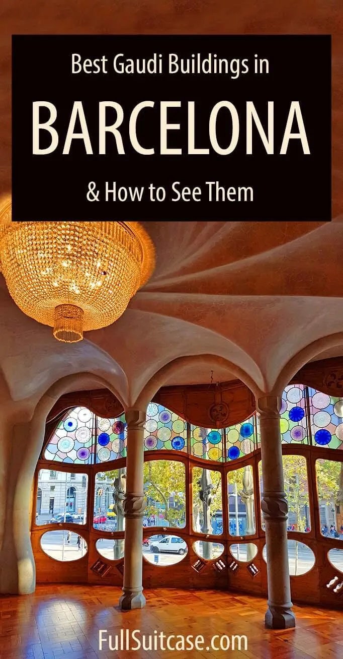 The best Gaudi buildings in Barcelona and best Gaudi tour that visits all of them