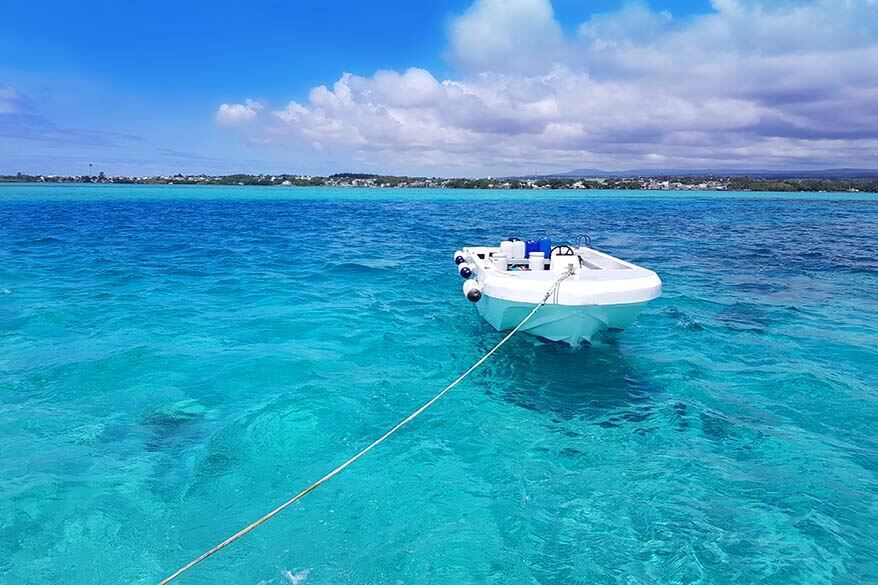 Boat trip in Mauritius