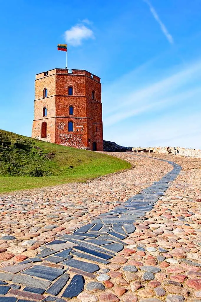 Gediminas Castle Tower - must see when visiting Vilnius in Lithuania