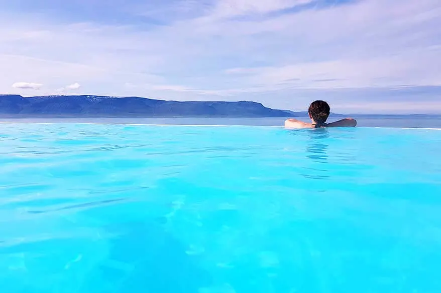 Hofsos swimming pool in Iceland