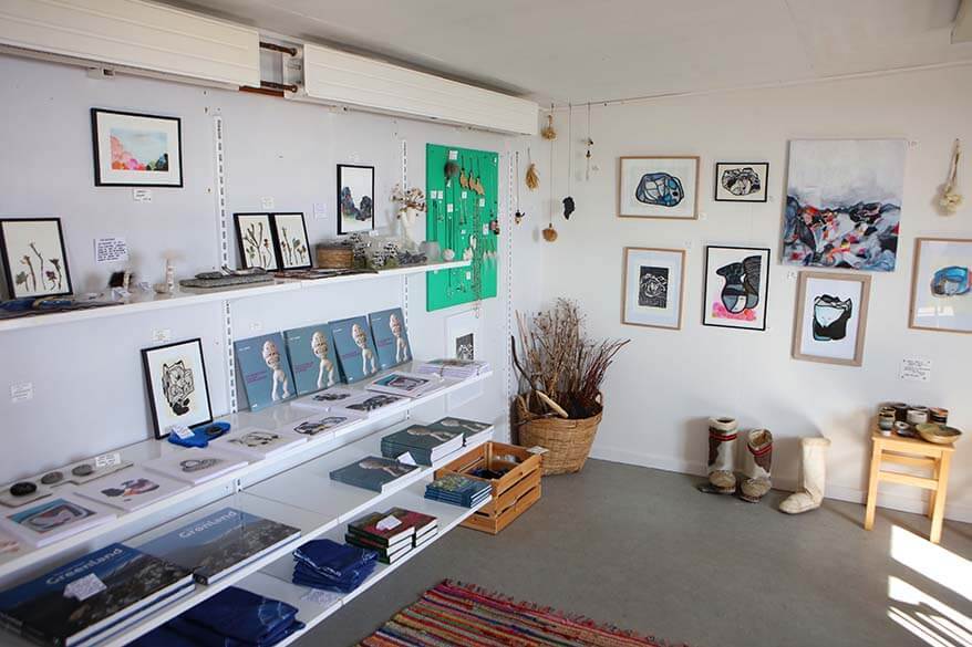 Kuannit Art gallery in Qeqertarsuaq on Disko Island