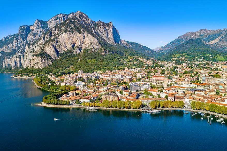 Lecco in Lake Como, Italy