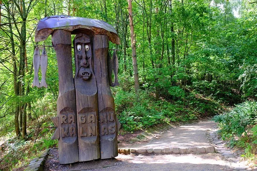 Lithuania points of interest - the Hill of Witches in Juodkrante