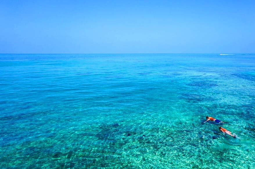 Snorkeling in Mauritius