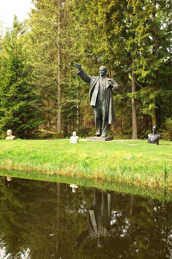 Statue of Lenin at Grutas Park in Lithuania